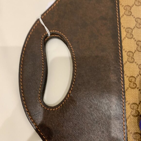 Gucci Brown GG Supreme Handbag Sku#84653 (gently used) - Picture 6 of 12